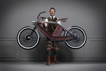 Cykno vintage electric bicycle with eco-friendly soul