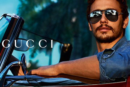 A behind-the-scenes look at James Franco in Gucci Bamboo Eyewear campaign