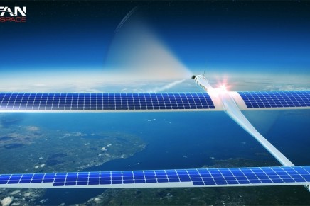 World’s first solar-powered atmospheric satellite