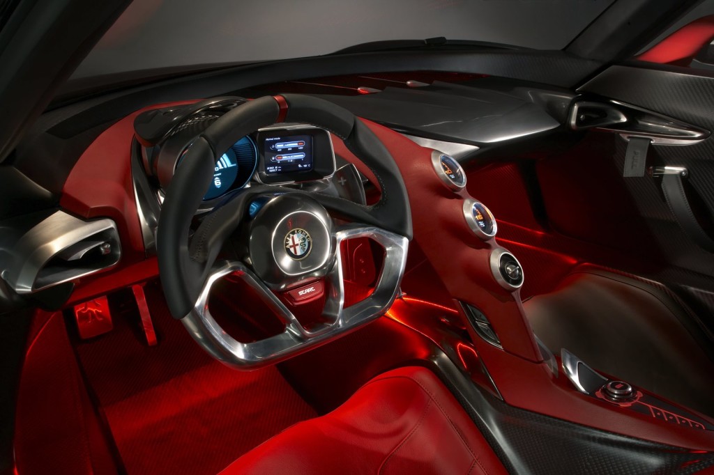 alfa romeo 4c interior