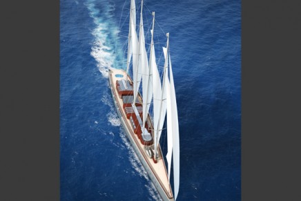 141 m Dream Symphony. Unquestionably the World’s largest sailing superyacht