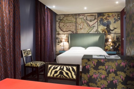 Globe-trotting atmosphere at the new Paris hotel designed by Christian Lacroix