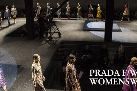 Milan fashion week: Prada goes for retro autumn/winter glamour