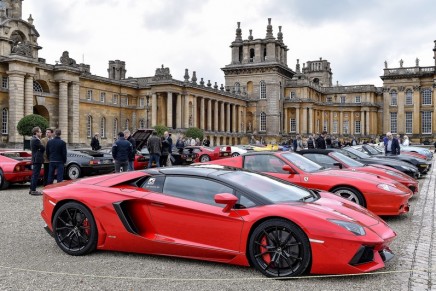 ‘Cars & Coffee’ high-octane car gathering at Blenheim Palace UK