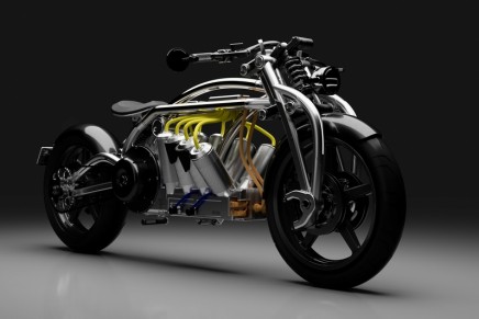 All-electric hyper-luxury motorcycle: 2020 Curtiss Zeus Radial V8