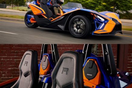 2021 Polaris Slingshot drivers are sure to be heard just as easily as they are seen