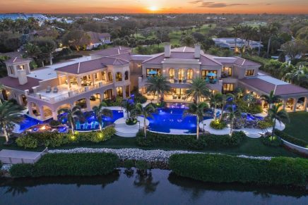 The estate owned by racing legend Johnny Gray is the most expensive home ever listed in Jupiter, Florida