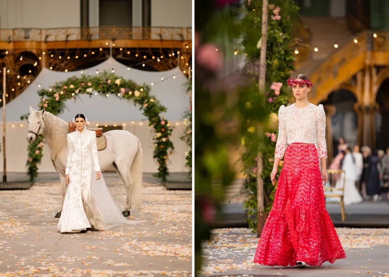 The wedding cortege: CHANEL Spring-Summer 2021 Haute Couture