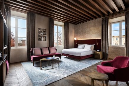 The former 16th Century Palazzo in Lucca transformed into a luxury hotel