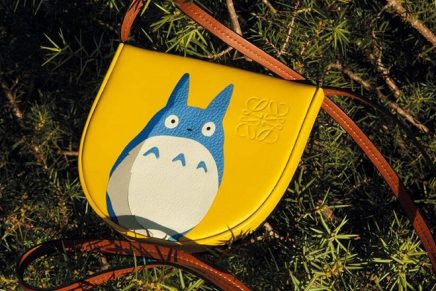 My Neighbor Totoro Japanese animated movie comes to life on Loewe clothes and bags