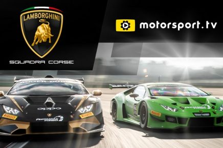 Lamborghini Squadra Corse announces Dedicated TV Channel