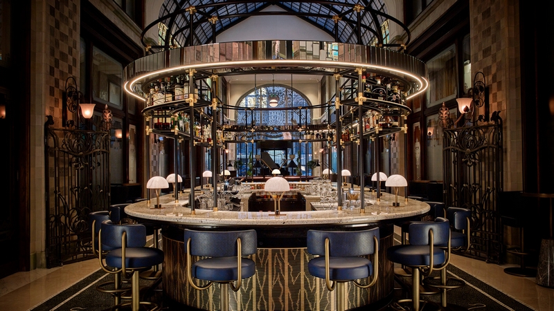 Stunning new luxury craft cocktail bar and lobby lounge reshaping ...
