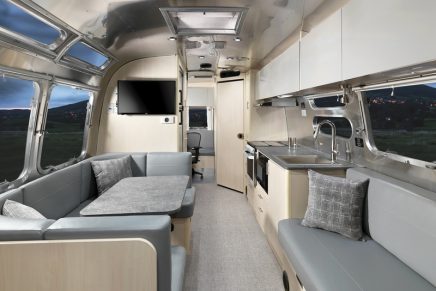 Airstream’s new luxury office trailer lets you take your workplace on the road