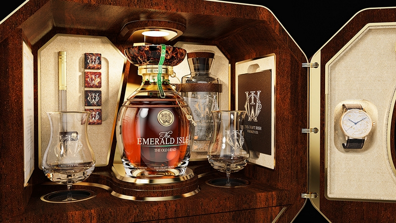 The Emerald Isle Collection by @The Craft Irish Whiskey Co. x @Fabergé