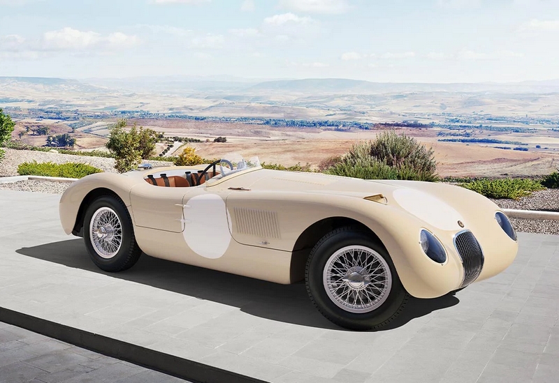 jaguar restarts production of classic D-type race car