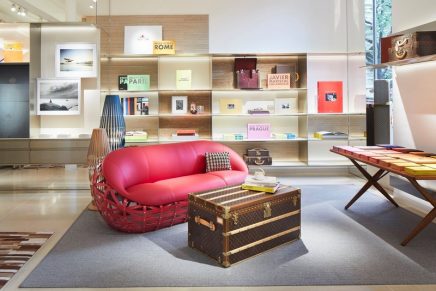 Louis Vuitton transformed Saint-Germain-des-Prés store into a bookstore with writing room