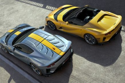 Ferrari’s latest speed machine comes as either a coupe or a targa-top version