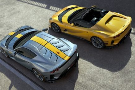 Ferrari’s latest speed machine comes as either a coupe or a targa-top version