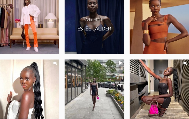Estée Lauder Signs Adut Akech as New Global Brand Ambassador – Black  Business Guide