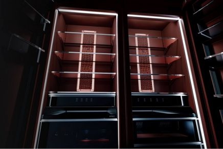 Burlesque or Columns? The interiors of these luxury refrigerators are unlike anything you have ever seen