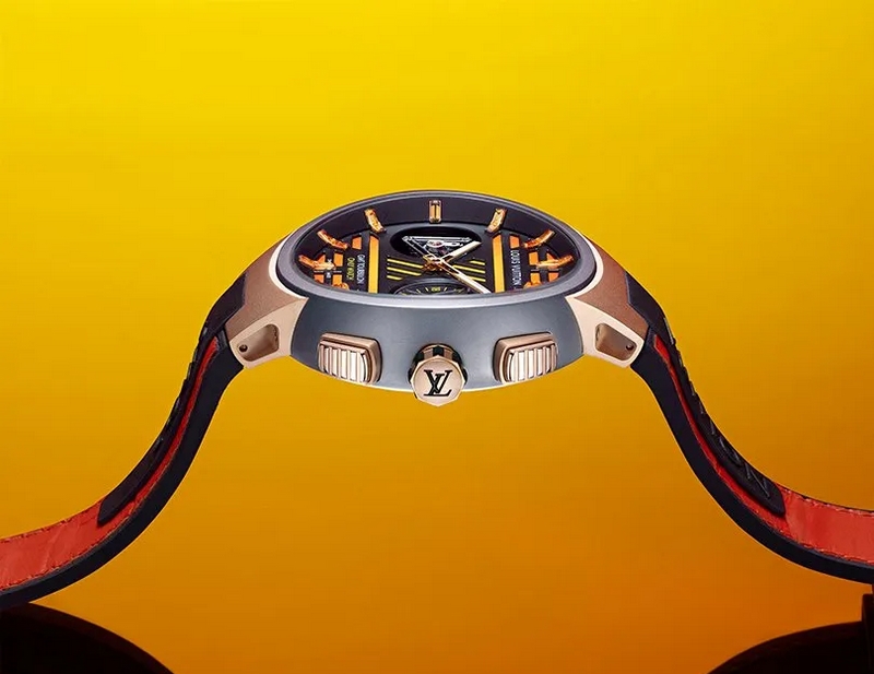 Louis Vuitton Unveils Tambour Curve GMT Flying Tourbillon Watch Series