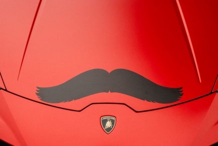 Lamborghini launches 1,500 cars with moustaches
