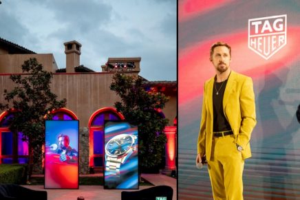 Ryan Gosling has become a TAG Heuer ambassador, his first-ever brand partnership