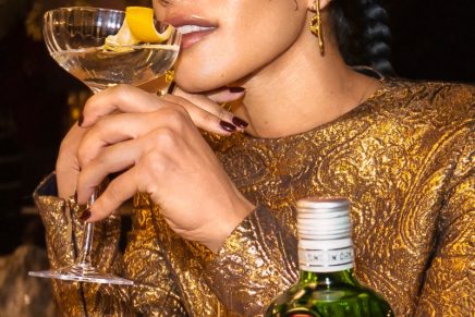 Sip just like Lady Gucci herself: The Tanqueray Martini with a Twist stars in the new House of Gucci film