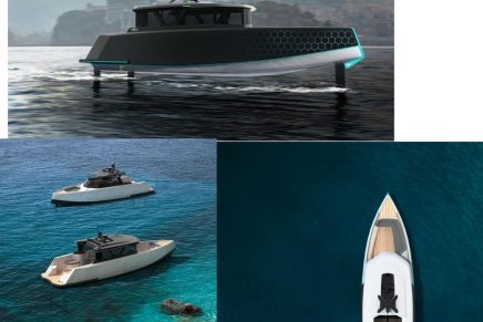 This 27-foot all-electric, hydrofoil, performance vessel will be the longest-range electric boat in the world