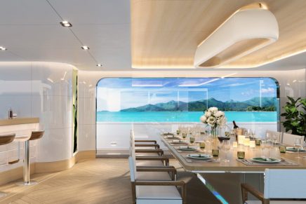 Lycka is the ultimate home away from home in a Scandinavian yet luxurious yacht space