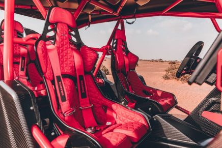 The ultimate desert dunes racer is a an uncompromising fun car for use far off paved roads
