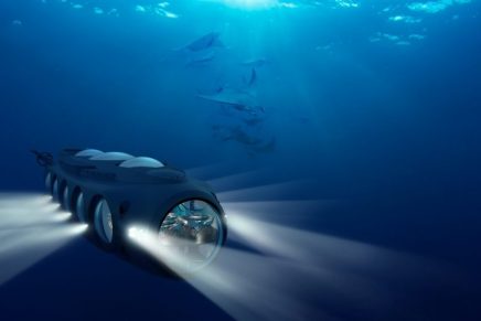 This completely autonomous submersible has a capacity for up to 120 guests