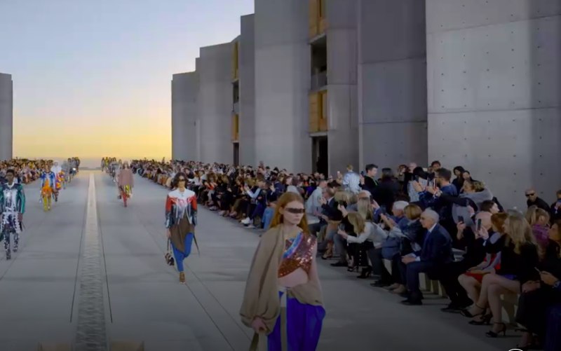 Louis Vuitton Presented 2023 Cruise Collection at The Salk Institute