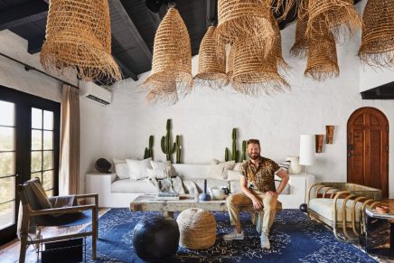 Design Virtuoso Bobby Berk Invites Guests to Spanish-style desert escape