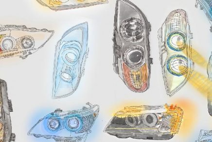 Artist Nikita Gale invites BMW i7 designers to sketch utopian guitar bodies