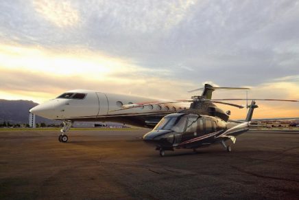 Flexjet Debuts New Private Helicopter Division with Bentley Bacalar-Inspired Helicopters
