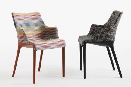 Eleganza Missoni: A timeless chair that combines the world of Haute Couture with bon ton