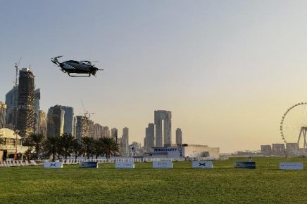 Largest flying car company in Asia conducted first flight of its electric flying car
