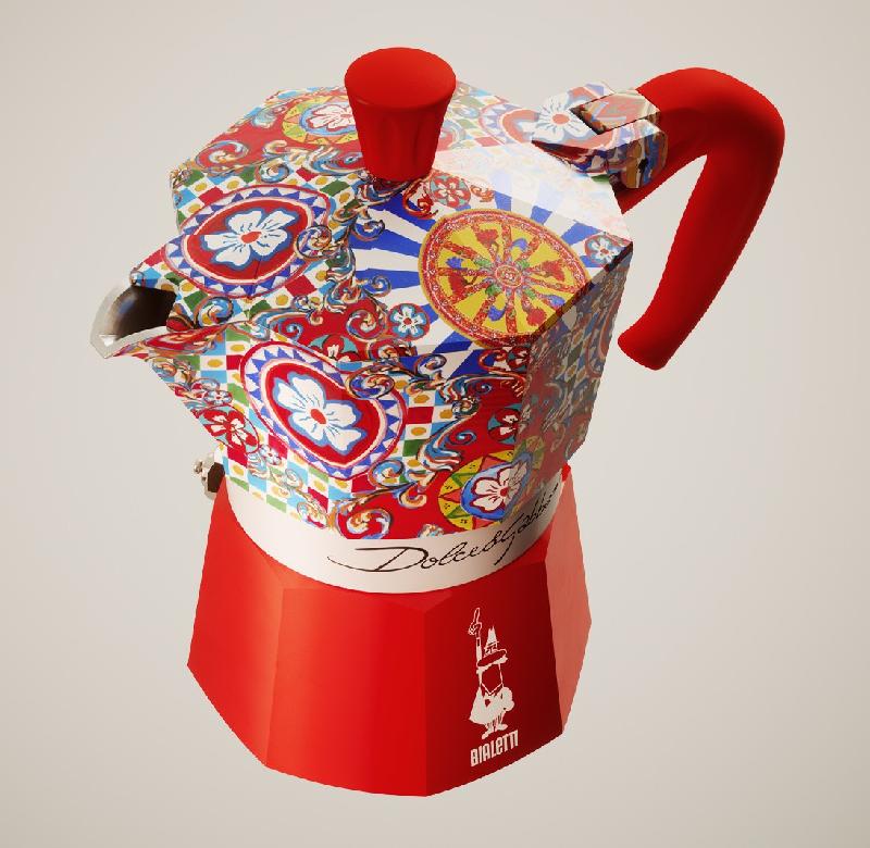 Bialetti Moka Express 3 Cups (Italia- Multicolor): Made in Italy