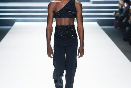 Essenza: Dolce&Gabbana FW2023 Men Brings The Emotion of Black Volcanic Hues