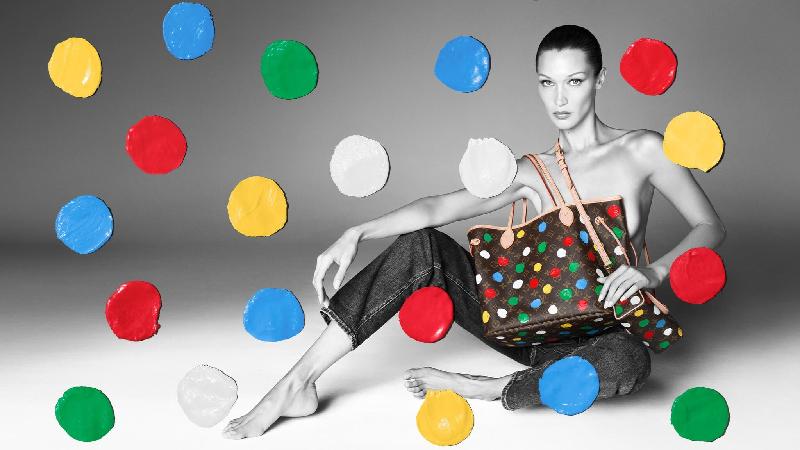 We're all just tiny dots in a massive Yayoi Kusama x Louis Vuitton