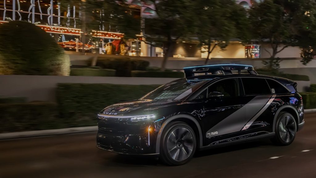 Autonomous luxury taxi service debuted at CES 2026