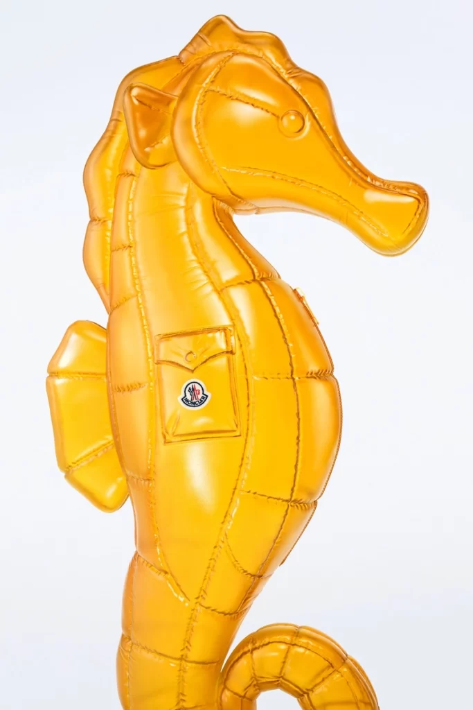 Jamie Dornan + Inflatable Whales = Moncler Puffy Summer Magic