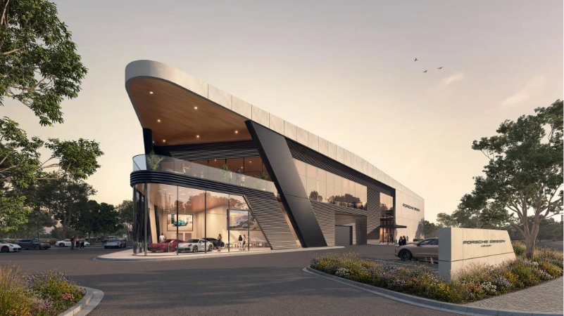 The Garage Gets a Membership Card: Porsche Design Builds Clubhouses for Car Collectors