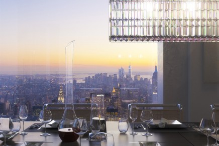 432 Park Avenue is the highest rooftop in New York City and the tallest residential building in Western hemisphere