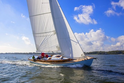 If you want to control your destiny, Piero Rivolta’s 43′ Winsome is the custom sailboat for you