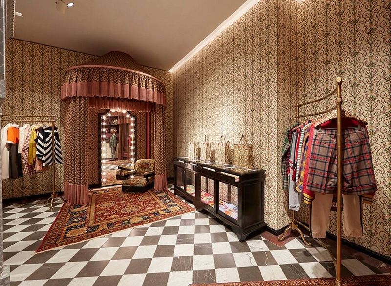 A look inside the newly refreshed Gucci Garden ground floor boutique conceived by Alessandro Michele - fashion