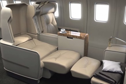 Cutting edge luxury in the air: Private Jet journeys with fully lie-flat seats