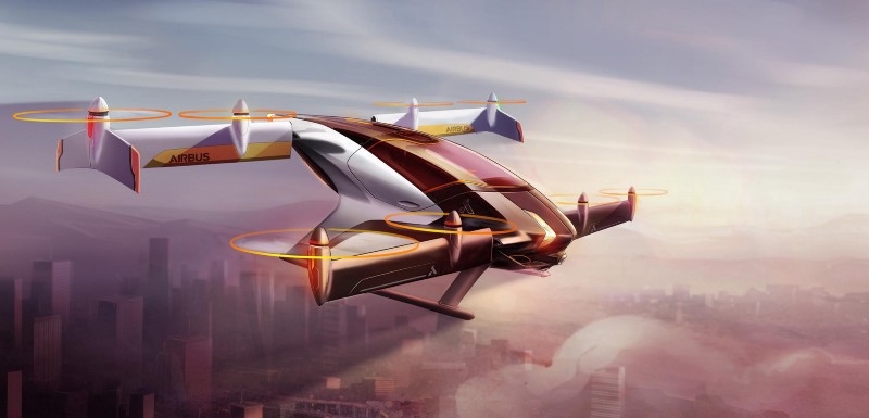 Airbus Group's Project Vahana flying car concept-2017