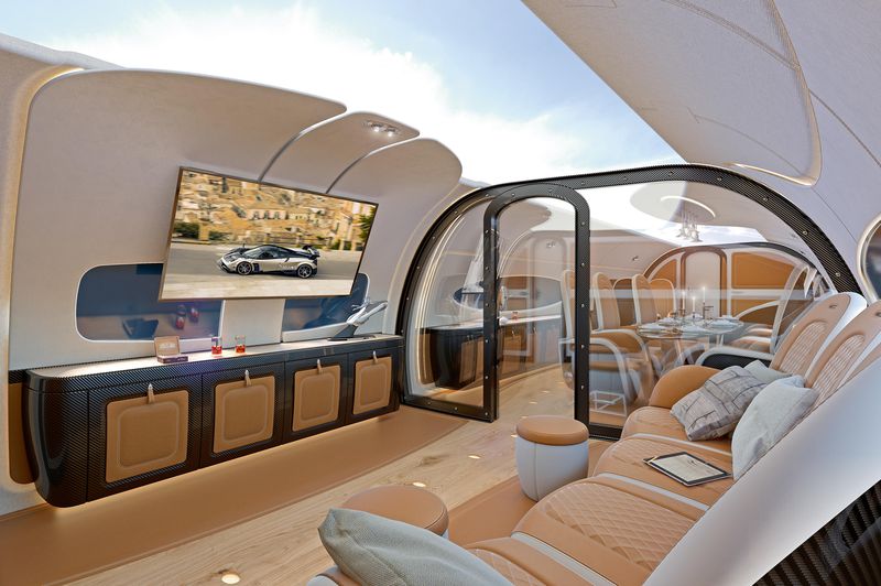 Airbus Pagani Cabin_ACJ319_Infinito_cabin